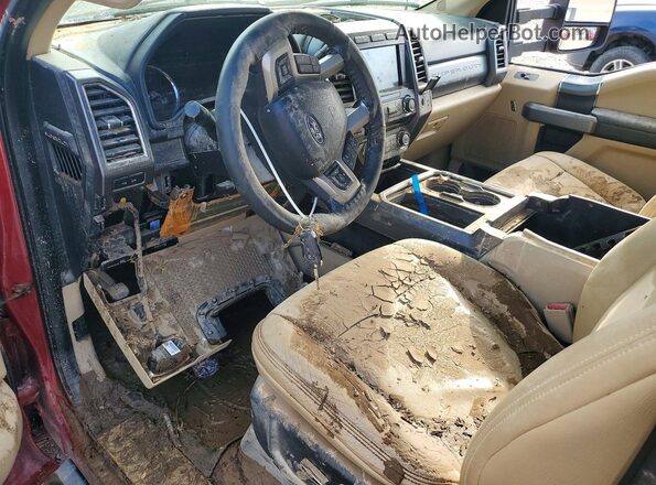 1FT7W2BT2HEB52828 2017 FORD F250 Burgundy წინა პანელის ხედი