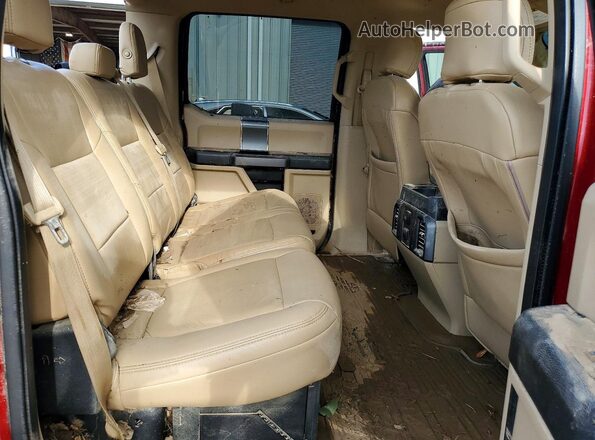 1FT7W2BT2HEB52828 2017 FORD F250 Burgundy უკანა სავარძლების ხედი