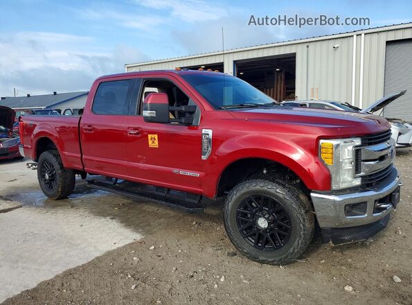 1FT7W2BT2HEB52828 2017 FORD F250 Burgundy წინა მარჯვენა