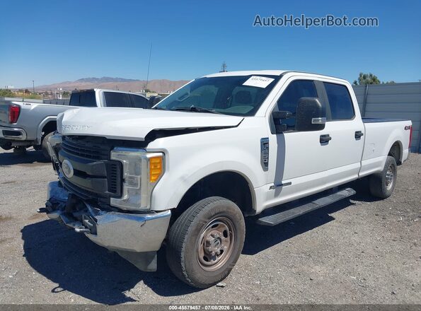 1FT7W2BT2HEE13827 2017 FORD F-250 White წინა მარცხენა ხედი სამი მეოთხედიდან