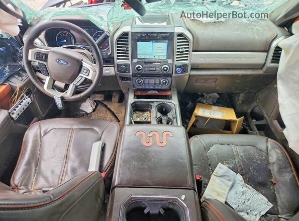 1FT7W2BT2HEE41613 2017 FORD F250 Black Առջևի վահանակի տեսք