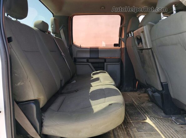 1FT7W2BT2HEF45714 2017 FORD F250 White უკანა სავარძლების ხედი