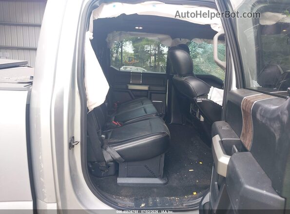 1FT7W2BT2JEB26557 2018 FORD F-250 Gray Vista de la etiqueta del VIN