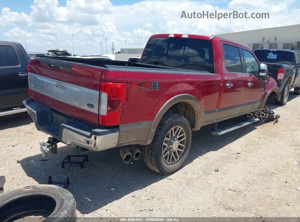 1FT7W2BT2KEC29950 2019 FORD F-250 Red Հետևի աջ