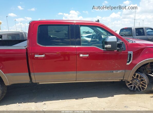 1FT7W2BT2KEC29950 2019 FORD F-250 Red Սալոնի 360 աստիճան տեսք