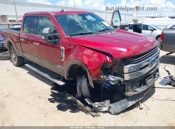 1FT7W2BT2KEC29950 2019 FORD F-250 Red Դիմացի տեսք