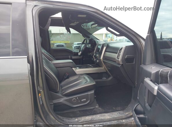 1FT7W2BT2KEC79151 2019 FORD F-250 Серый Вид салона спереди
