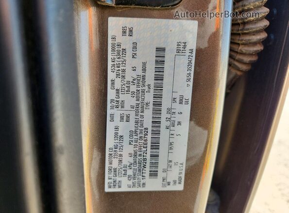 1FT7W2BT2LEE67928 2020 FORD F250 Tan Engine compartment view