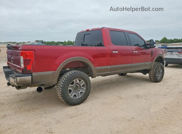 1FT7W2BT3HEC13362 2017 FORD F250 Red უკანა მარჯვენა