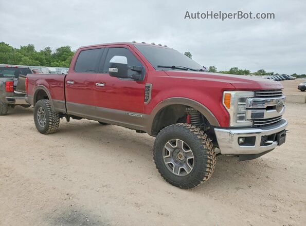 1FT7W2BT3HEC13362 2017 FORD F250 Red წინა მარჯვენა