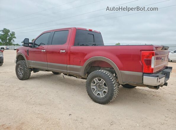 1FT7W2BT3HEC13362 2017 FORD F250 Red უკანა მარცხენა