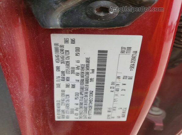 1FT7W2BT3HEC13362 2017 FORD F250 Red ძრავის განყოფილების ხედი