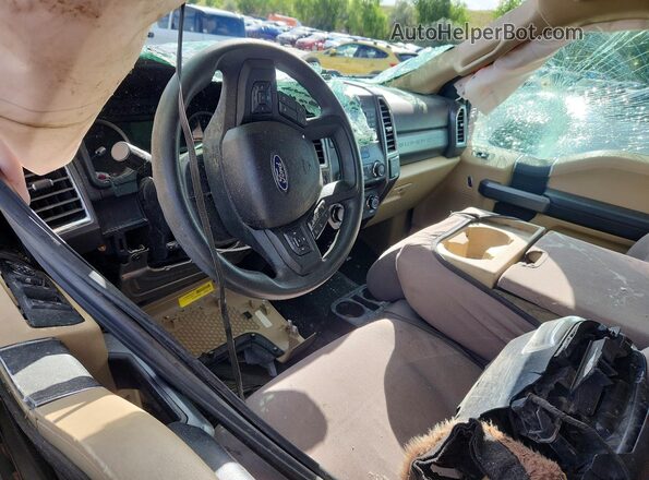 1FT7W2BT3HEC78647 2017 FORD F250 Tan Dashboard view