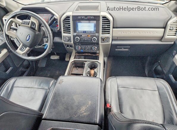1FT7W2BT3HED29709 2017 FORD F250 Silver Առջևի վահանակի տեսք