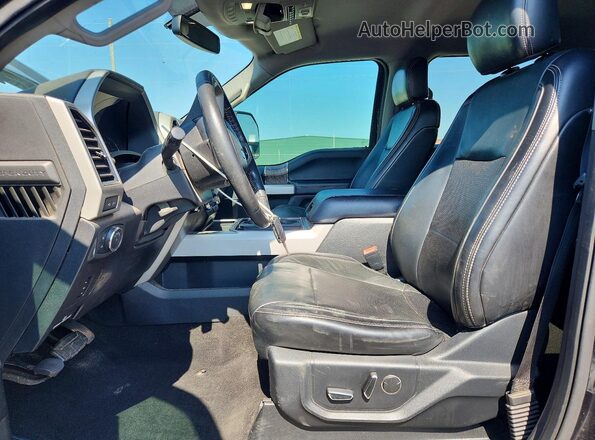 1FT7W2BT3KED06518 2019 FORD F250 Black წინა სალონის ხედი