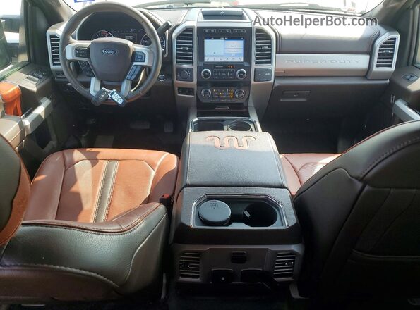 1FT7W2BT3KED27336 2019 FORD F250 White წინა პანელის ხედი
