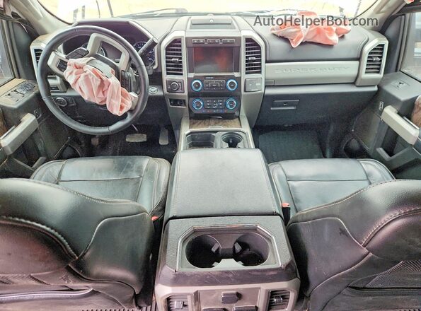 1FT7W2BT3KEE96451 2019 FORD F250 White Вид панелі приладів