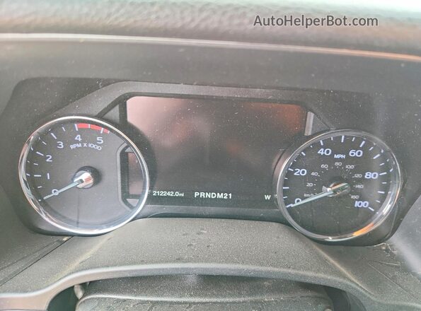 1FT7W2BT3KEE96451 2019 FORD F250 White Вид щитка приладів
