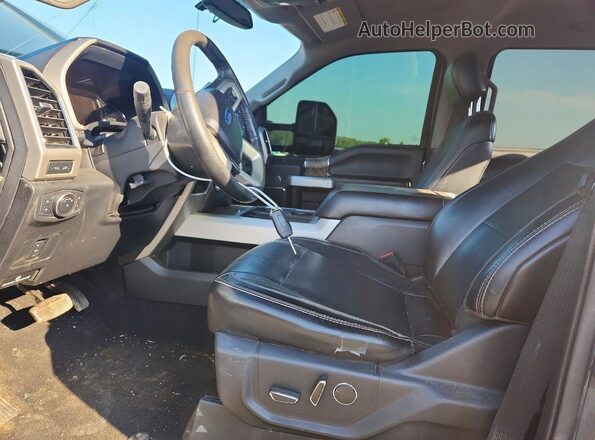 1FT7W2BT3KEG32254 2019 FORD F250 Gray Вид салону спереду