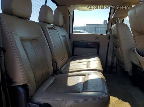 1FT7W2BT4GEC33392 2016 FORD F250 White Вид задніх сидінь