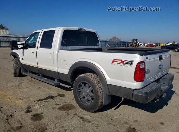 1FT7W2BT4GEC33392 2016 FORD F250 White Задня ліва чверть