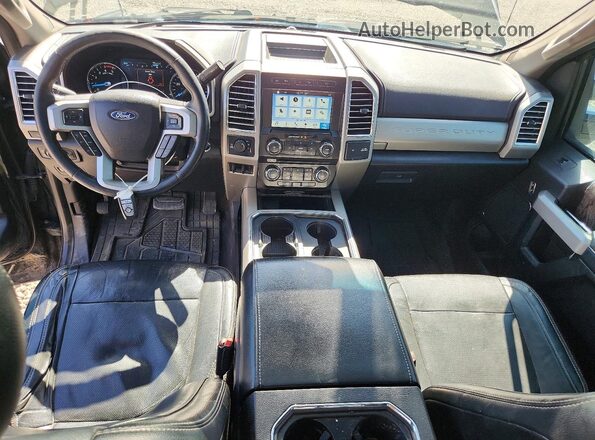 1FT7W2BT4HED77218 2017 FORD F250 Black Vista del salpicadero