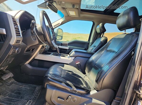 1FT7W2BT4HED77218 2017 FORD F250 Black Vista interior delantera