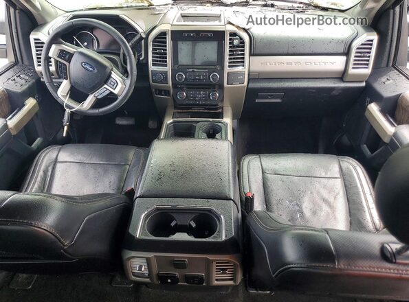 1FT7W2BT4HEE61684 2017 FORD F250 Белый Вид панели приборов