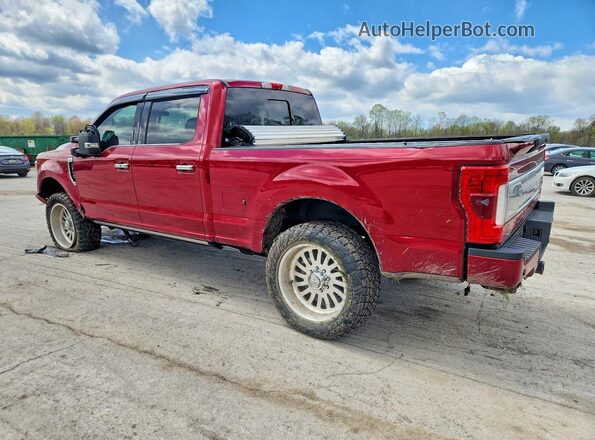 1FT7W2BT4HEE71048 2017 FORD F-250 Red Задня ліва чверть
