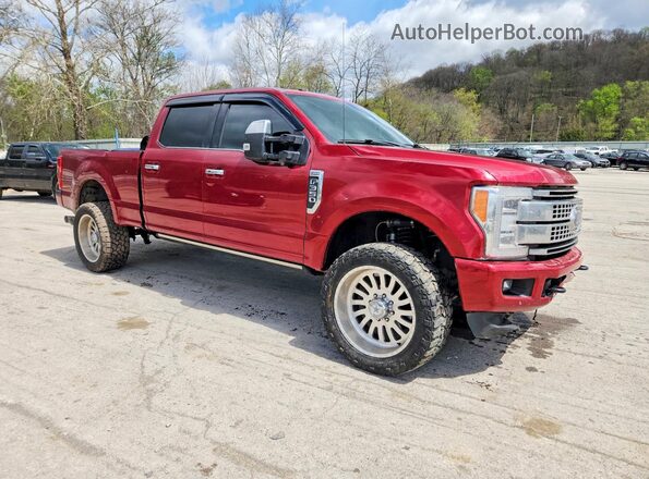 1FT7W2BT4HEE71048 2017 FORD F-250 Red Передня права чверть
