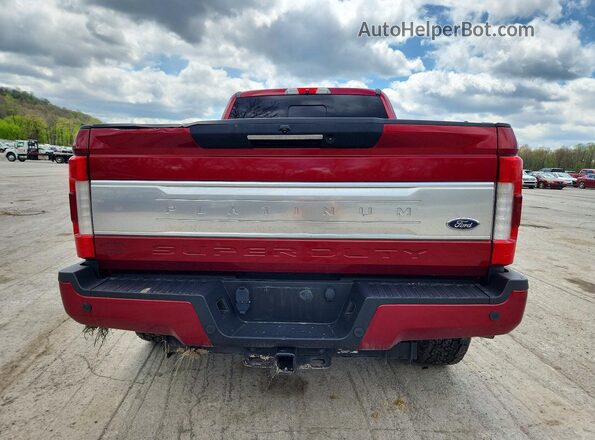 1FT7W2BT4HEE71048 2017 FORD F-250 Red Вид ззаду