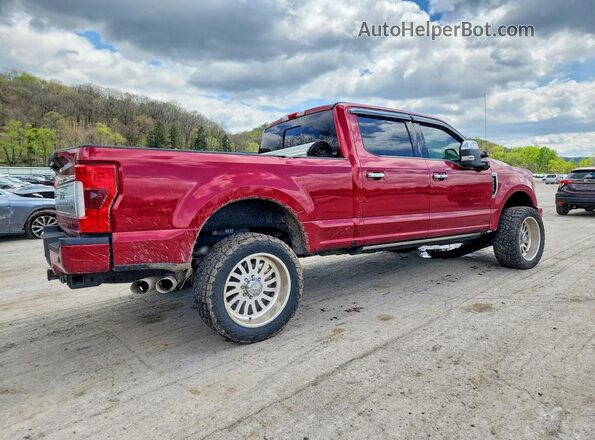 1FT7W2BT4HEE71048 2017 FORD F-250 Red Задня права чверть