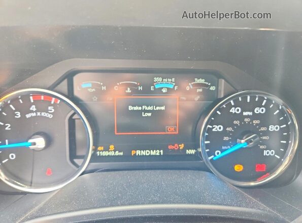 1FT7W2BT4HEE71048 2017 FORD F-250 Red Вид щитка приладів