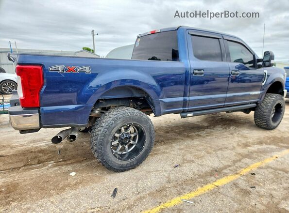 1FT7W2BT4JEB16810 2018 FORD F250 Blue Trasero derecho