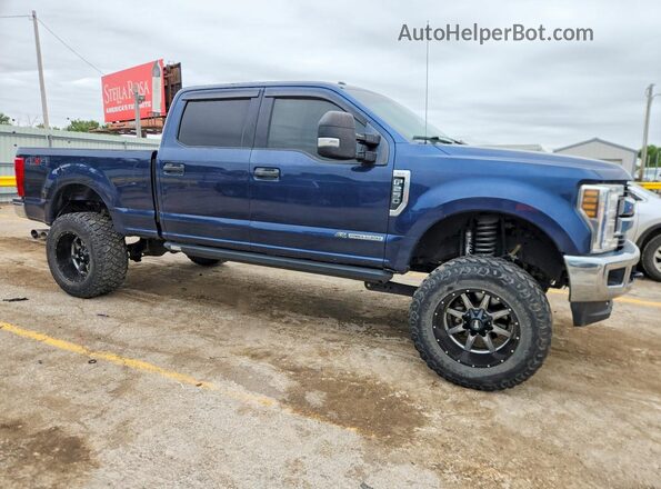 1FT7W2BT4JEB16810 2018 FORD F250 Blue Delantero derecho