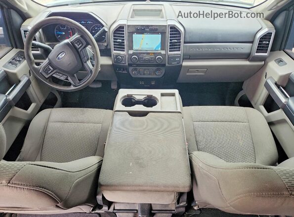 1FT7W2BT4JEB16810 2018 FORD F250 Blue Vista del salpicadero