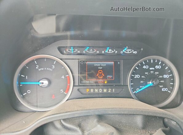 1FT7W2BT4JEB16810 2018 FORD F250 Blue Vista del cuadro de instrumentos