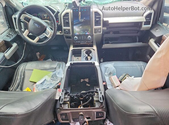 1FT7W2BT4JEB56854 2018 FORD F250 Silver Առջևի վահանակի տեսք