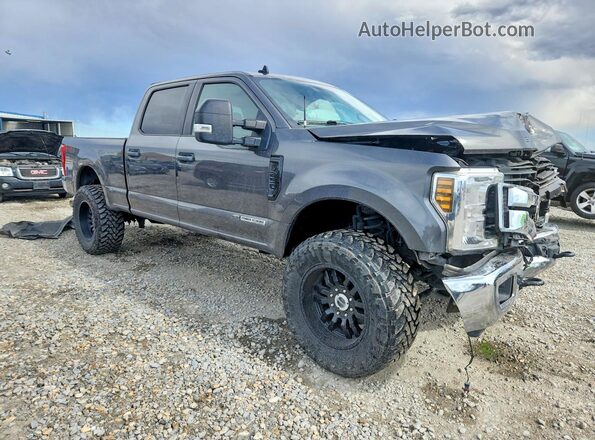 1FT7W2BT4KEF42126 2019 FORD F250 Серый Передняя правая четверть