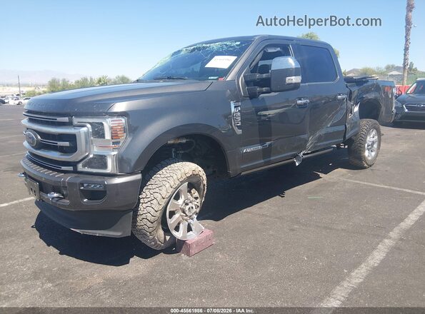 1FT7W2BT4LED49928 2020 FORD F-250 Серый Передняя левая четверть