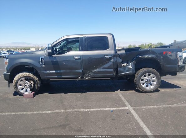 1FT7W2BT4LED49928 2020 FORD F-250 Серый Панорамный вид салона 360°