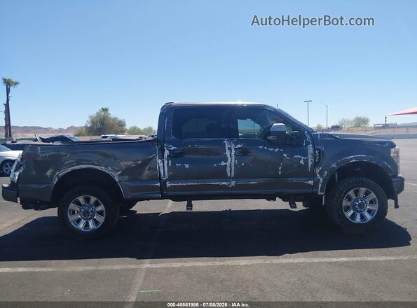 1FT7W2BT4LED49928 2020 FORD F-250 Серый Вид задней части салона