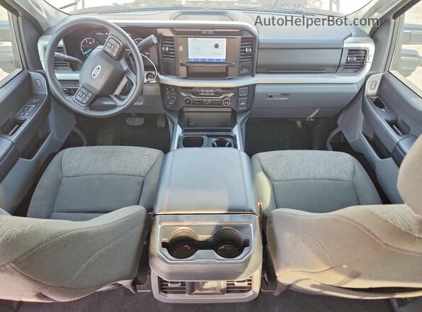 1FT7W2BT4SEC01437 2025 FORD F250 White Вид панелі приладів