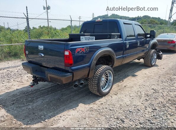 1FT7W2BT5GEC40254 2016 FORD F-250 Blue Trasero derecho