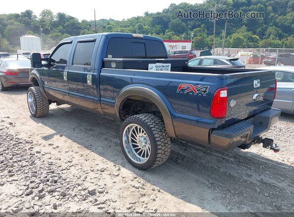 1FT7W2BT5GEC40254 2016 FORD F-250 Blue Trasero izquierdo