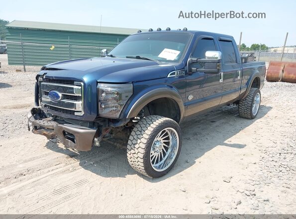 1FT7W2BT5GEC40254 2016 FORD F-250 Blue Vista tres cuartos delantera izquierda