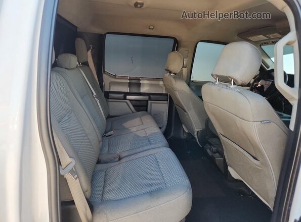1FT7W2BT5KEF16442 2019 FORD F250 White Vista de los asientos traseros