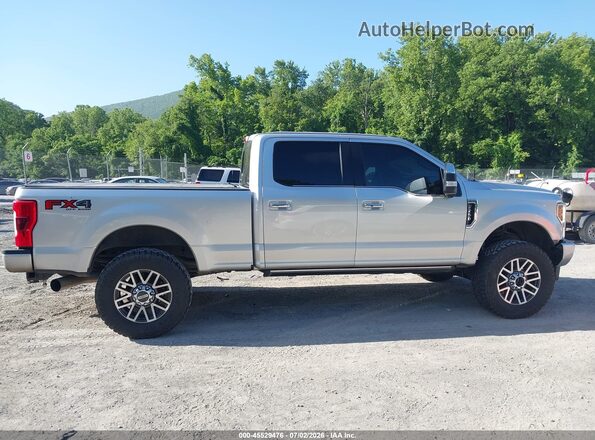 1FT7W2BT6HEB17290 2017 FORD F-250 Silver Rear interior view