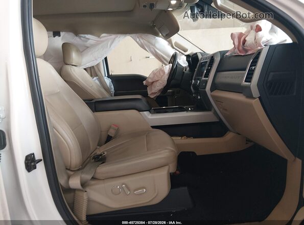 1FT7W2BT6JEB15691 2018 FORD F-250 White Vista interior delantera
