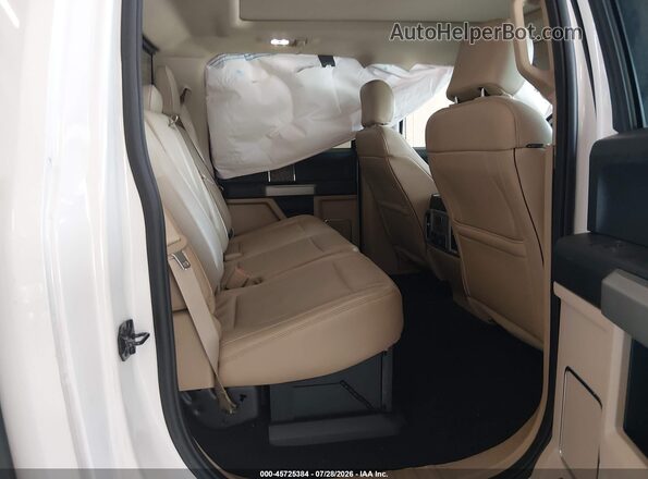 1FT7W2BT6JEB15691 2018 FORD F-250 White Vista de la etiqueta del VIN